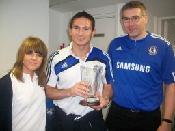Chris with Frank Lampard